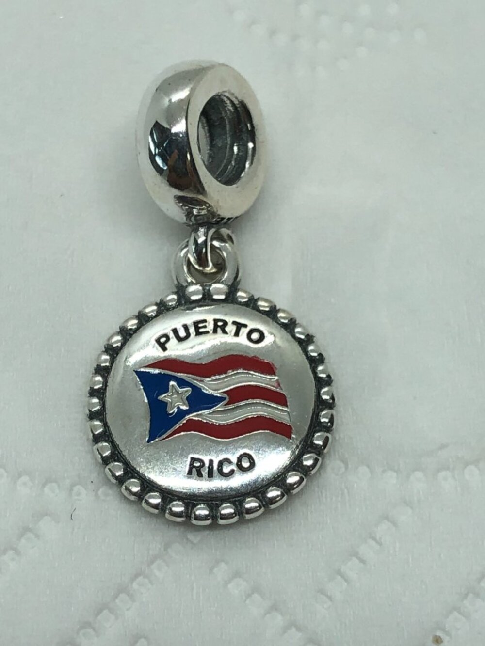 ✨ ✨Pandora Puerto Rico Flag Dangle Charm